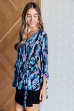 Load image into Gallery viewer, Have it All Angel Sleeve Top in Abstract Magenta