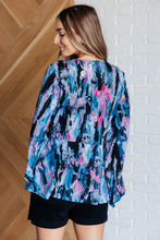 Load image into Gallery viewer, Have it All Angel Sleeve Top in Abstract Magenta