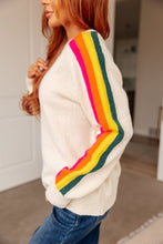 Load image into Gallery viewer, Songs About Rainbows Striped Sweater