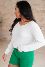 Load image into Gallery viewer, Told You So Ribbed Knit V Neck Sweater