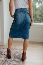 Load image into Gallery viewer, Always Be There Cargo Denim Skirt