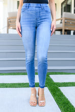 Load image into Gallery viewer, Amanda High Rise Pull on Release Hem Skinny Jeans