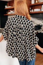 Load image into Gallery viewer, Art Deco Button Up Blouse