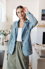 Load image into Gallery viewer, Business Brunch Denim Blazer