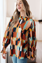 Load image into Gallery viewer, Call It What It Is Mod Print Blouse