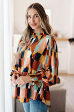 Load image into Gallery viewer, Call It What It Is Mod Print Blouse