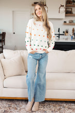 Load image into Gallery viewer, Candy Buttons Pom Detail Sweater