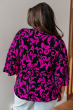 Load image into Gallery viewer, Casually Cute V-Neck Top in Magenta