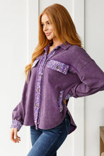 Load image into Gallery viewer, Chaos of Sequins Shacket in Purple