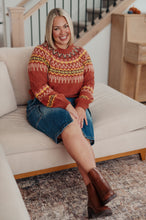 Load image into Gallery viewer, Cozy Chalet Fair Isle Sweater