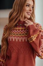 Load image into Gallery viewer, Cozy Chalet Fair Isle Sweater