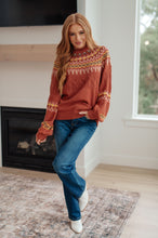 Load image into Gallery viewer, Cozy Chalet Fair Isle Sweater