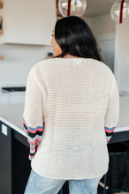 Load image into Gallery viewer, End of the Story Striped Sleeve Sweater