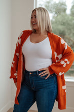 Load image into Gallery viewer, Enough Anyways Floral Cardigan in Burnt Orange