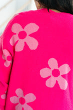 Load image into Gallery viewer, Enough Anyways Floral Cardigan in Pink