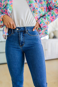 Francine High Rise Tummy Control Flared Jeans