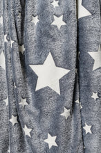 Load image into Gallery viewer, Glow in the Dark Blanket in Gray Star