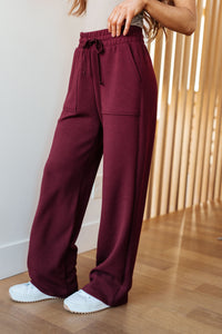 Handle That Straight Leg Pants in Wine