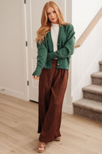 Load image into Gallery viewer, Harmony High Rise Wide Leg Pants in Brown