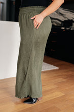 Load image into Gallery viewer, Harmony High Rise Wide Pants in Olive