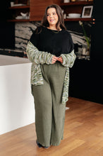 Load image into Gallery viewer, Harmony High Rise Wide Pants in Olive