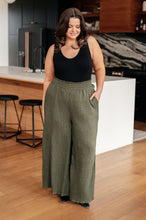 Load image into Gallery viewer, Harmony High Rise Wide Pants in Olive