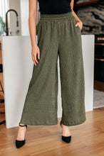 Load image into Gallery viewer, Harmony High Rise Wide Pants in Olive