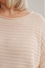 Load image into Gallery viewer, High Tide Oversized Top in Cream