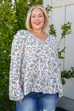 Load image into Gallery viewer, I Think I Can V-Neck Floral Top