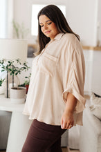 Load image into Gallery viewer, In Your Thoughts Oversized Dolman Sleeve Top in Champagne