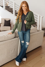 Load image into Gallery viewer, Climbing Vine Cable Knit Cardigan in Green