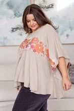 Load image into Gallery viewer, Isabel Embroidered Tunic in Mocha