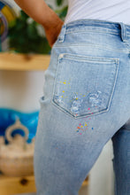 Load image into Gallery viewer, Isabella Paint Splatter Boyfriend Jeans