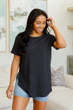 Load image into Gallery viewer, Kathleen Waffle Knit Top in Black