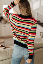 Load image into Gallery viewer, Keep Dreaming Striped Sweater