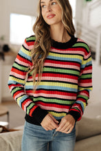 Load image into Gallery viewer, Keep Dreaming Striped Sweater