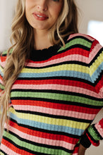 Load image into Gallery viewer, Keep Dreaming Striped Sweater