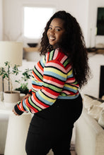 Load image into Gallery viewer, Keep Dreaming Striped Sweater