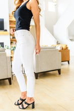 Load image into Gallery viewer, Lauren Hi-Waisted White Skinny Jeans