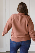 Load image into Gallery viewer, Leena Mock Neck Pullover in Cocoa