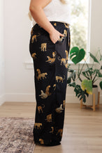 Load image into Gallery viewer, Legendary in Leopard Satin Wide Leg Pants