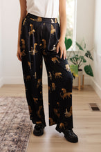 Load image into Gallery viewer, Legendary in Leopard Satin Wide Leg Pants