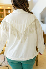 Load image into Gallery viewer, Loretta Rhinestone Fringe Jacket