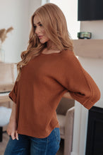 Load image into Gallery viewer, Lotta Love Knitted Sweater Top in Rust