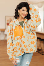 Load image into Gallery viewer, Love It Don&#39;t Leave It Floral Fleece Jacket