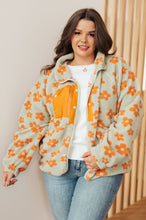 Load image into Gallery viewer, Love It Don&#39;t Leave It Floral Fleece Jacket