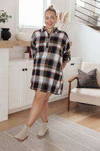 Load image into Gallery viewer, Make it Right Plaid Shirt Dress