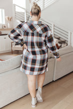 Load image into Gallery viewer, Make it Right Plaid Shirt Dress