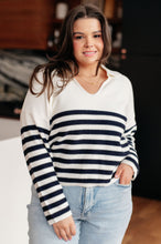 Load image into Gallery viewer, Memorable Moments Striped Sweater in White