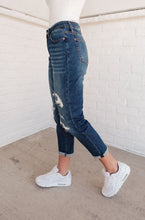 Load image into Gallery viewer, Mid-Rise Thermal Boyfriend Jeans